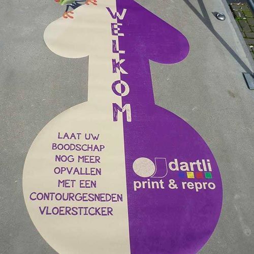 Vloersticker printen bij print shop